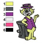 Top Cat 03 Embroidery Design